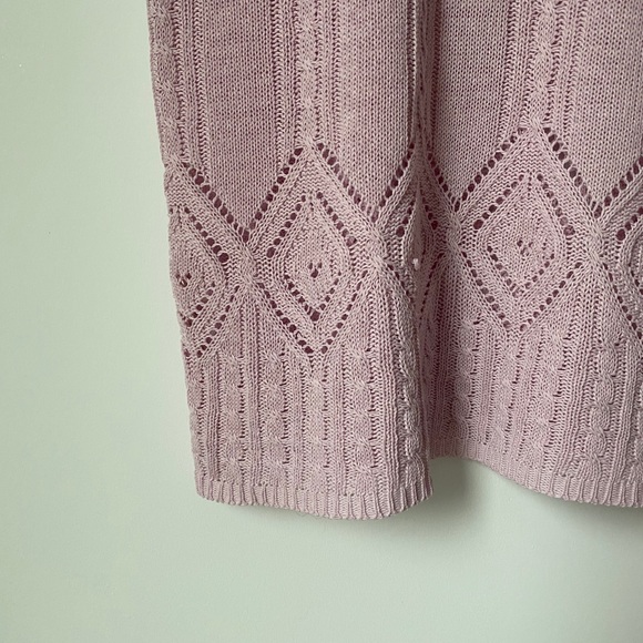 Pink Knitted Tank Top - Picture 4 of 4